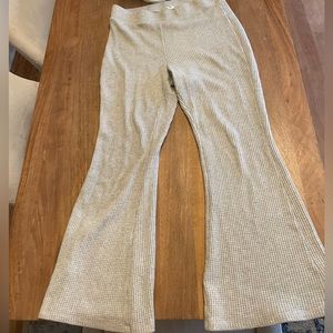 Aerie Waffle Knit Flare Pants